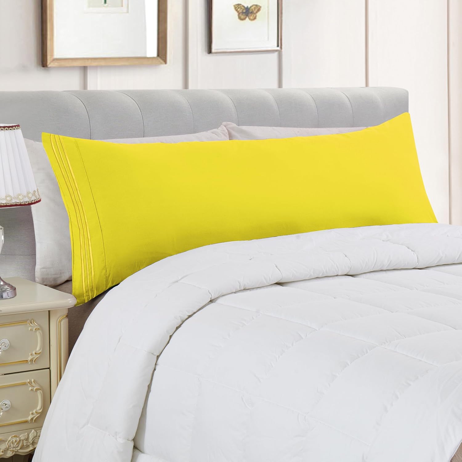 Elegantcomfort Elegant Comfort Luxury Ultra-Soft 1-Piece Pillowcase Set - 1500 Hotel Quality Microfiber Double Brushed - Wrinkle Resistant,…