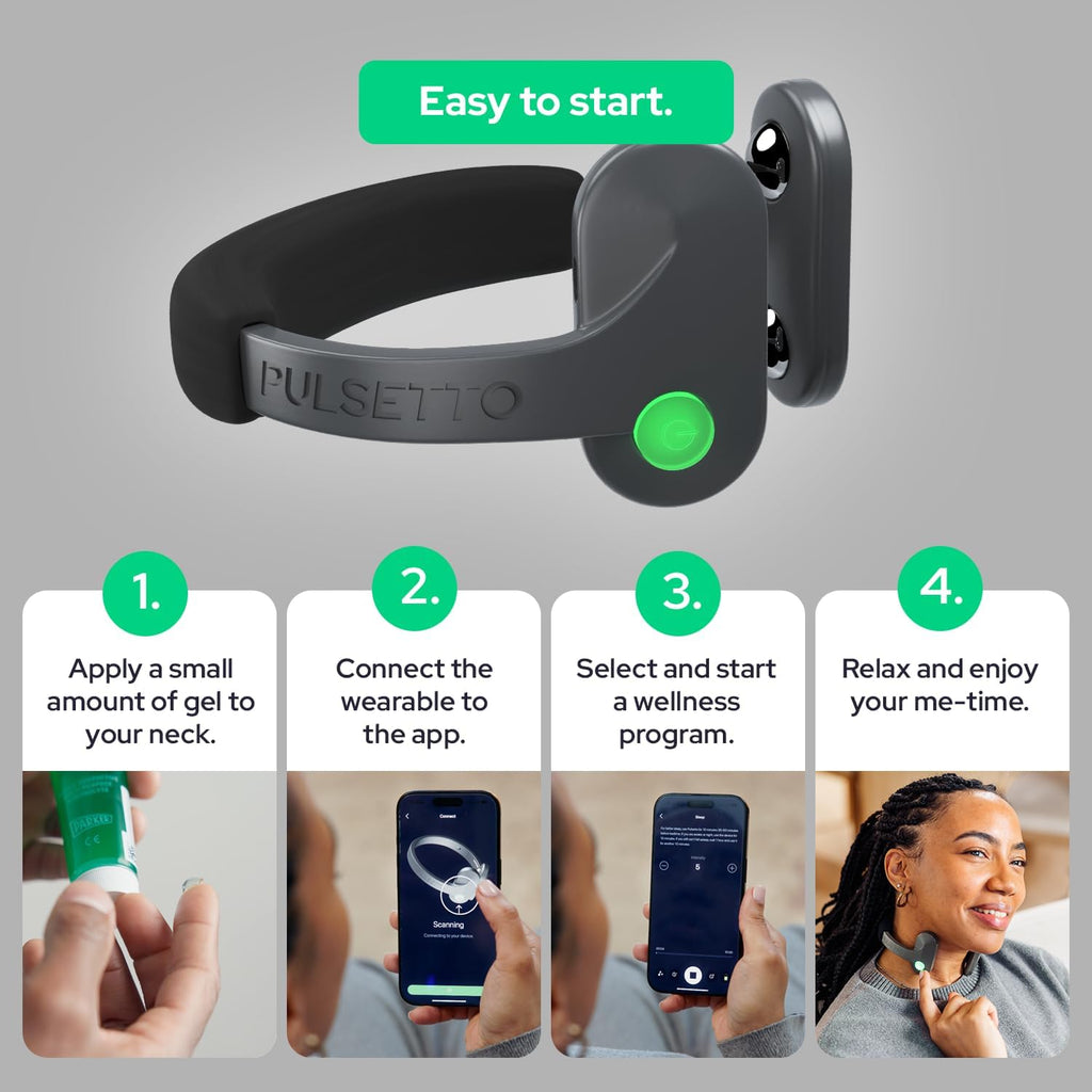 Pulsetto Lite (V1) comfort Wearable – Relaxation & Daily comfort Support Device 2.76 inches
