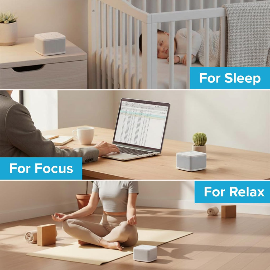 Big Red Rooster White Noise Machine for Sleeping – Baby & Kids Sound Machine with Rain, Nature & Ocean Sounds – Portable Sleep Noise…