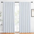 NICETOWN Bedroom Window Curtain Panels - Window Treatment Thermal Insulated Rod Pocket Room Darkening Curtains/Drapes for Patio Door…