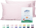 Sunflower Queen Pillowcases Set of 2, 100% Cotton Queen Pillow Cases 2, 20×30 inches Light Pink, Soft and Breathable
