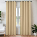 Joydeco Blackout Curtains 108 Inch Length 2 Panels Set, Thermal Insulated Long Curtains& Drapes 2 Burg, Room Darkening Grommet Drapes for L…