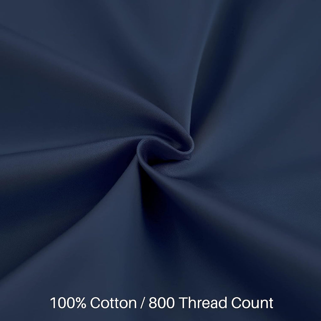 Oubonun 100% Cotton Body Pillowcase - 800 Thread Count/21x54, Moisture Absorbent and Breathable, Hotel Body Pillow Cover for All Seasons, N…