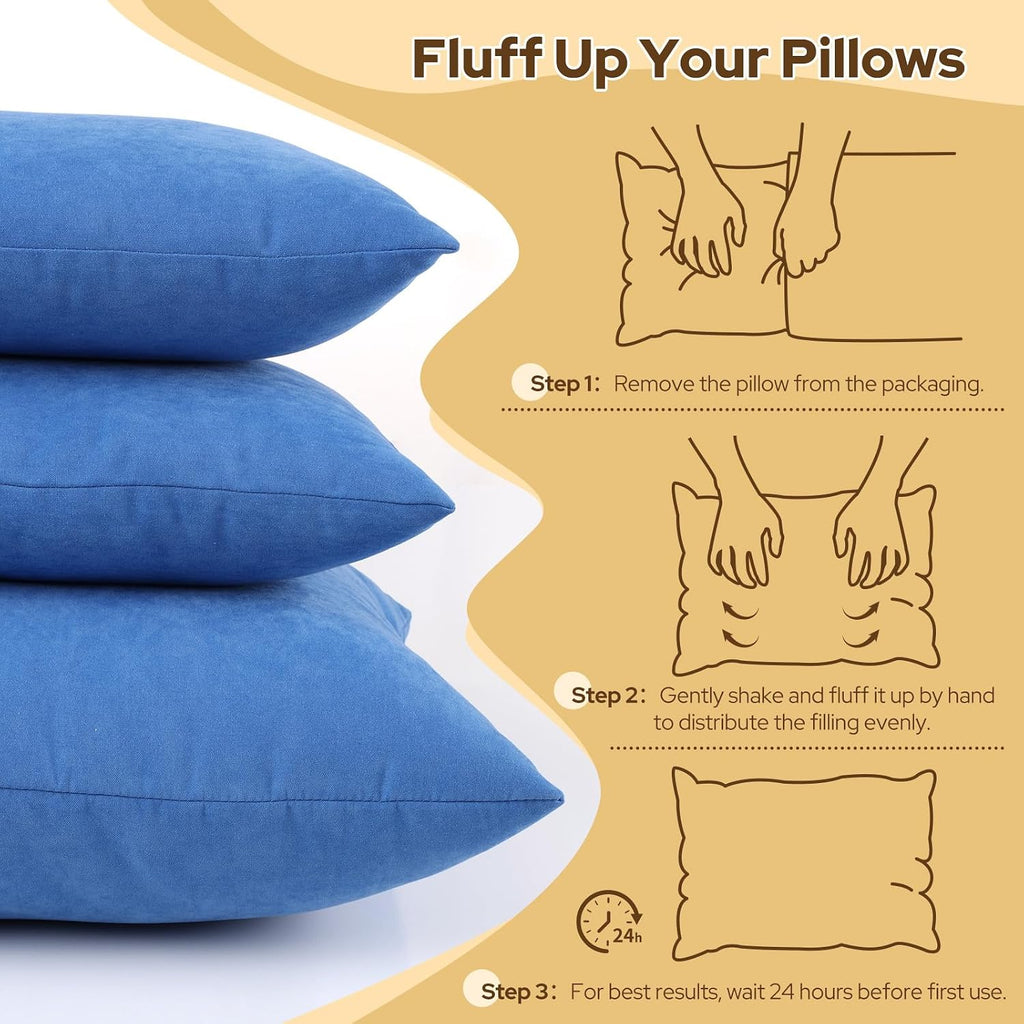 SweetSlubr Small Travel Pillows - 2 Pack, 13"x18" Machine Washable Neck Pillow for Airplane & Long Flight, Breathable Headrest for Nap…