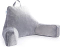 Linenspa Reading Pillow with Shredded Memory Foam- X-Large Size - Back Pillow for Sitting in Bed, Reading, Gaming, Watching TV – Bed…