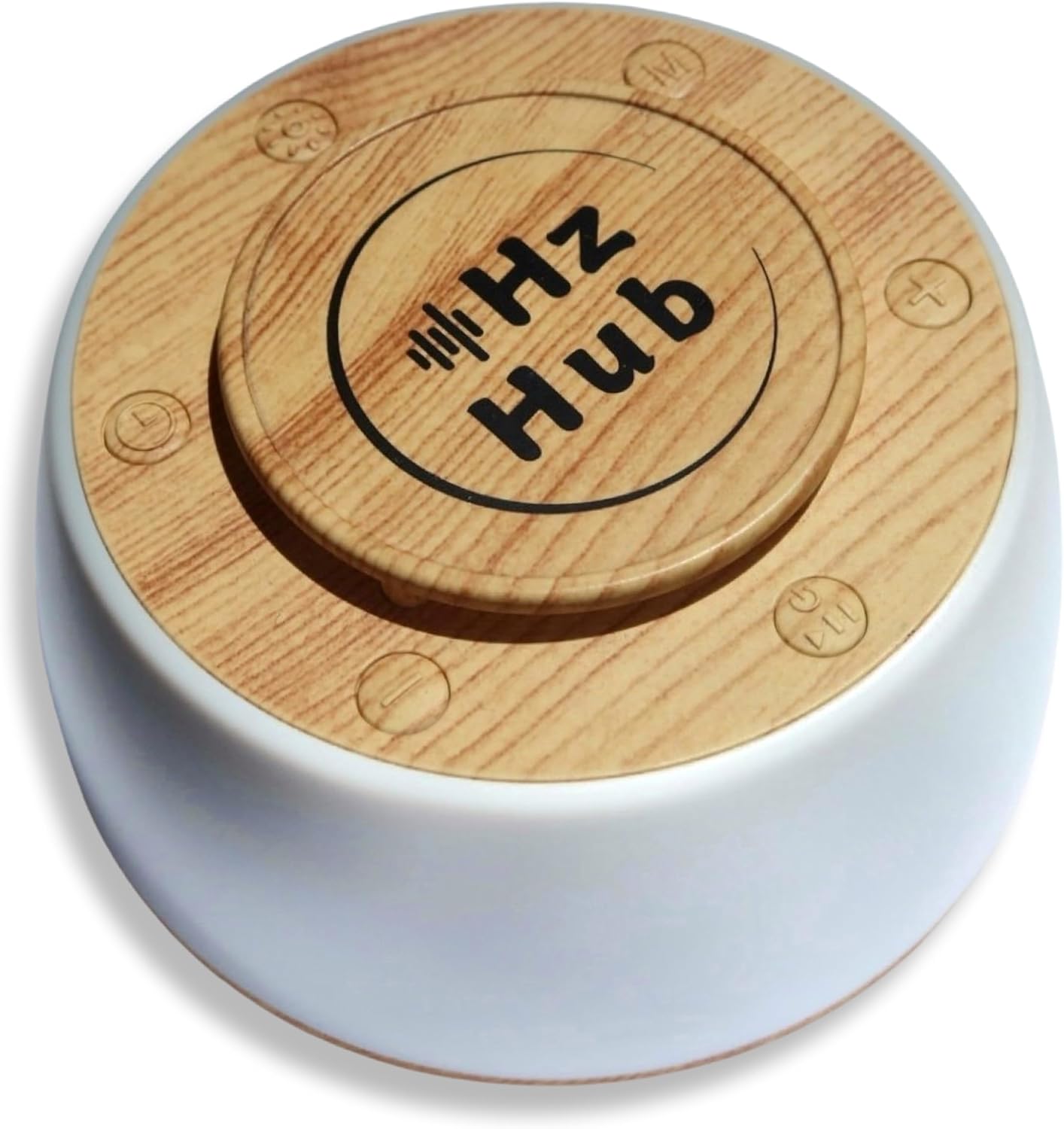 HzHub Solfeggio Frequency Sound Machine — 432 Hz, 528 Hz & 10 Healing Frequencies + White Noise | Portable Frequency Generator for Healing,…
