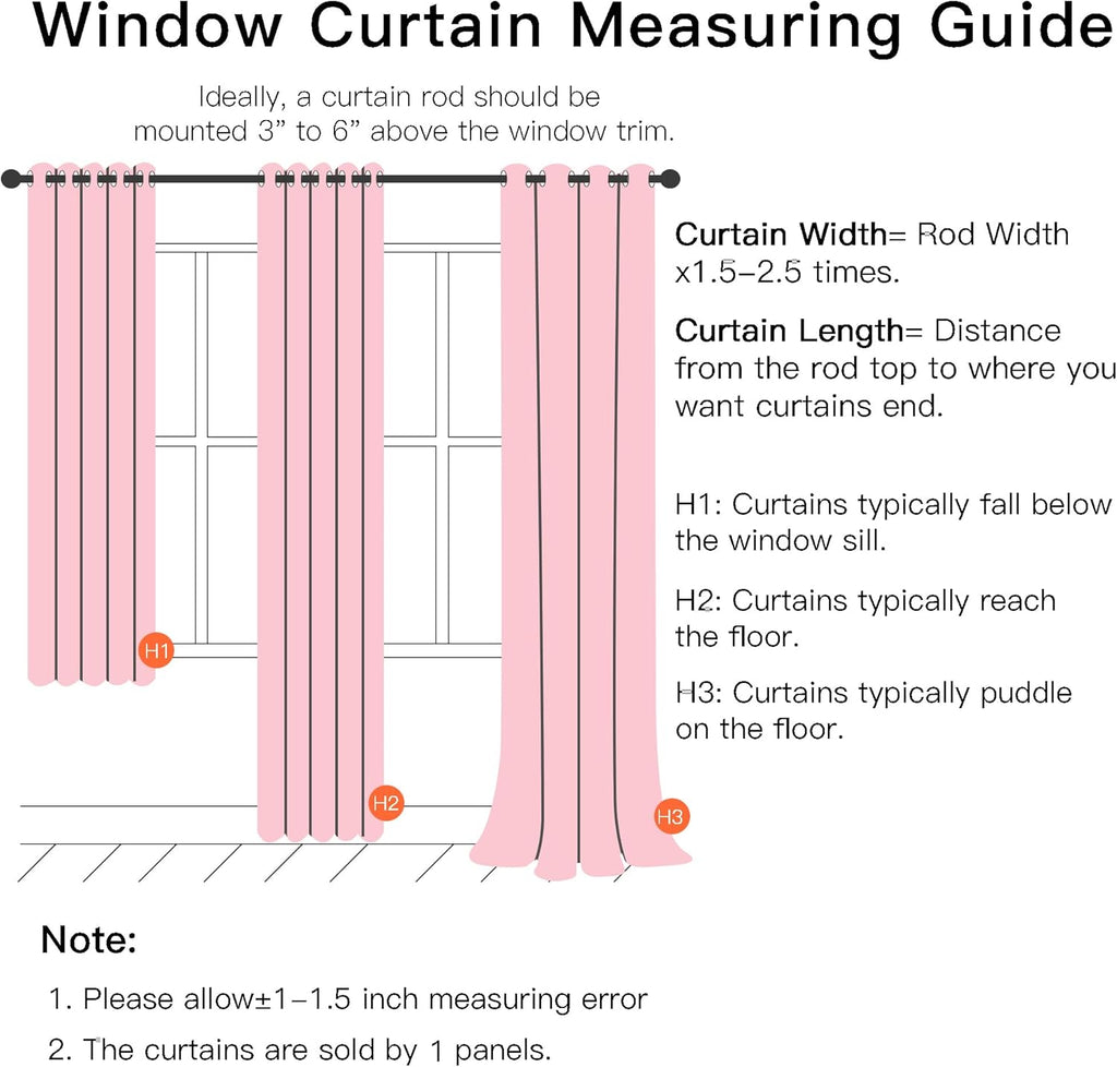 Addsomecolortolife XiDi Pink Curtains for Bedroom, Girls Room Blackout Curtains, Kids Room Darkening Curtains, Hot Pink Decor, 1 Panel 1.6…