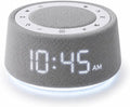 White Noise Alarm Clock for Bedroom, Bluetooth Speaker with Sleep Sounds & Ambient Night Light, Digital Bedside Clock for Adults & Heavy…