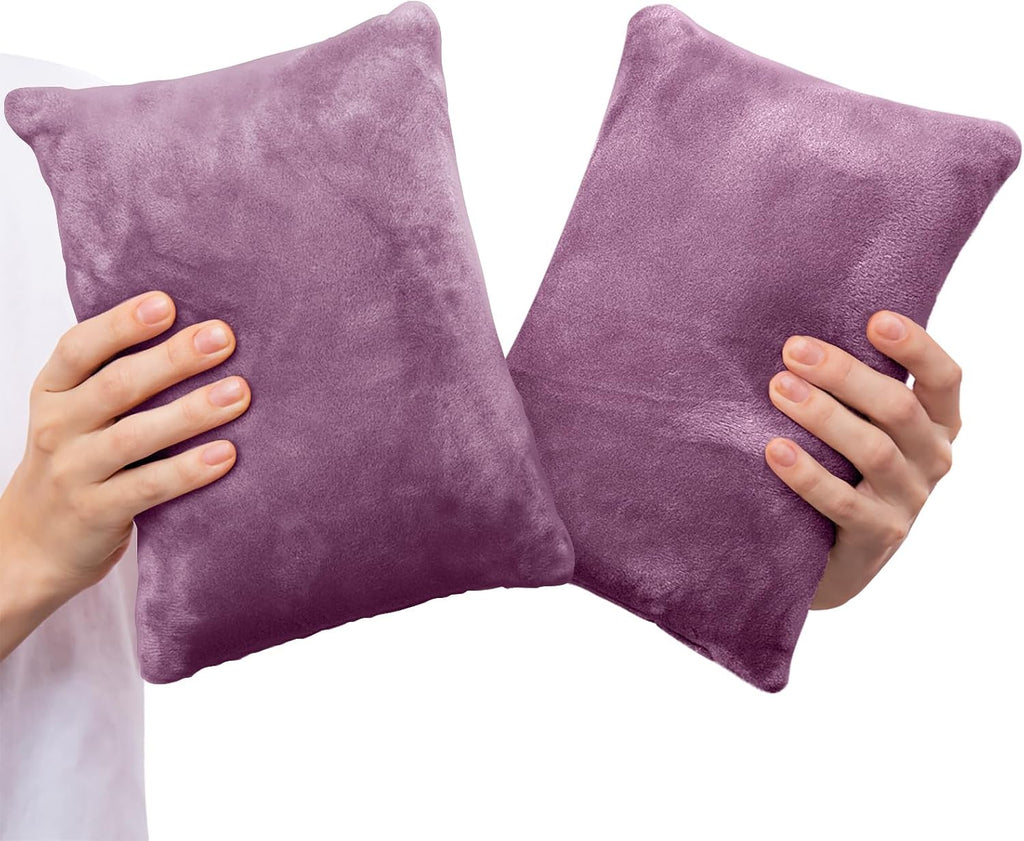 1 MIDDLE ONE 2 Pack Small Pillow, Memory Foam Mini Pillow 11 X 7 Inches for Travel, Sleeping, Nap and Neck, Knee, Lumbar Support, Tiny…