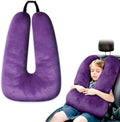 Atablyn-Foryourdailylife Atablyn Travel Pillows for Car Back Seat U Shaped Travel Pillow Cushion Car Pillow for Family Sleeping Airplane Ad…