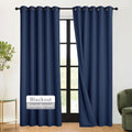 Rybhome RYB HOME 3-in-1 Soundproof - Blackout - Energy Saving Room Divider Curtains, Extra Wide Window Curtains for Bedroom Living Room Lof…