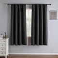Igemaeve Blackout Curtains 72 Inch Length 2 Panels Set, Black Out Curtains for Bedroom 72 Inch Long, Rod Pocket Energy Saving Room Darkenin…