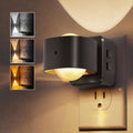 L LOHAS LED Night Light Projector, Night Lights Plug into Wall, 2000K/3000K/5000K Adjustable Color Temperature Nightlight, Rotating…