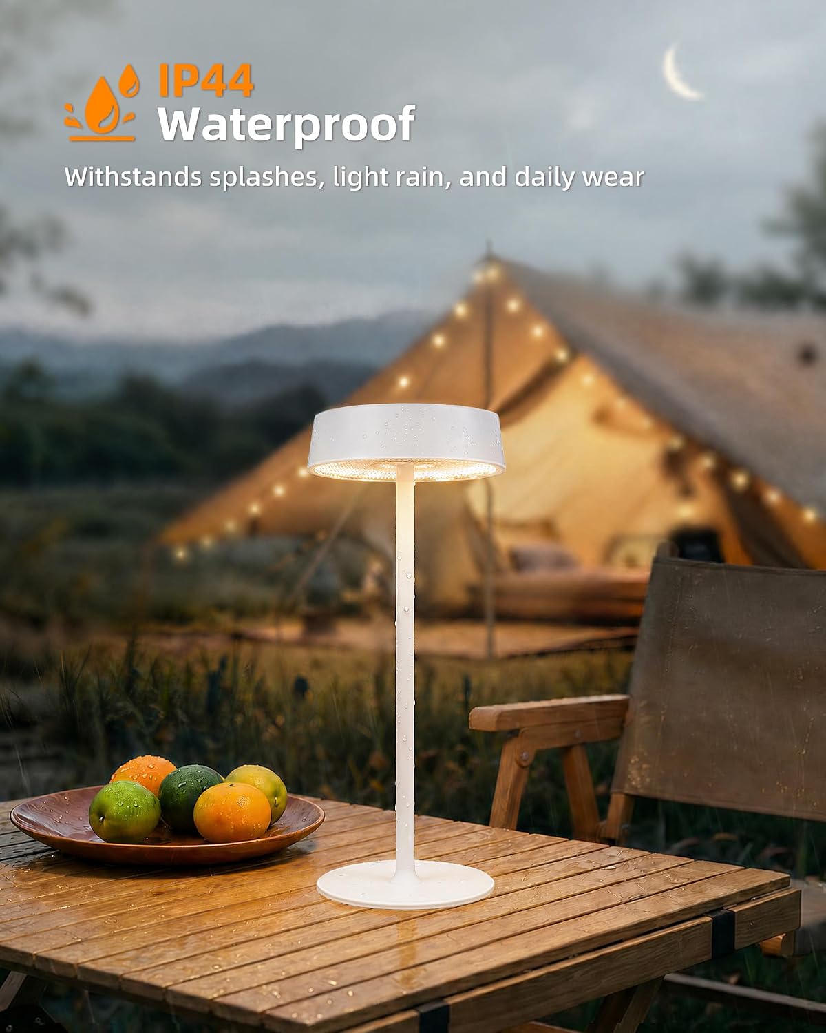 Cordless Lamp, Rechargeable Table Lamp, Battery Operated, RGB Dimmable Touch Control, 3 Color Temperatures, LED Memory Function, Portable…