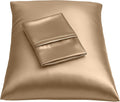 Blissford Satin Pillowcase with Zipper, for Hair and fabric comfort, Feels Soft and Cool Like a Silk Pillowcase, Beige Satin Pillow Cases…