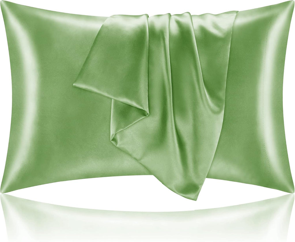 Bedelite Satin Pillowcase for Hair and Skin, Super Soft and Cooling Similar to Silk Pillow Cases 2 Pack with Envelope Closure, Gift for Wom…