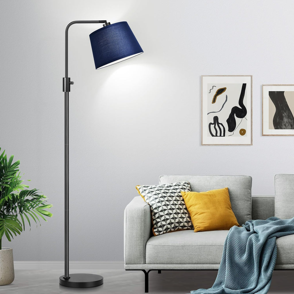 Nintiue 【Upgraded】 Dimmable Floor Lamp, 1000 Lumens LED Edison Bulb Included, Modern Arc Standing Tall Floor Lamp for Living Room Bedroom…