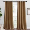 Nicetown Sleek Blackout Curtains 96 inches Length for Windows, Noise Reducing and Block Draft Panels for Door Doorway Laundry Office Luxury…