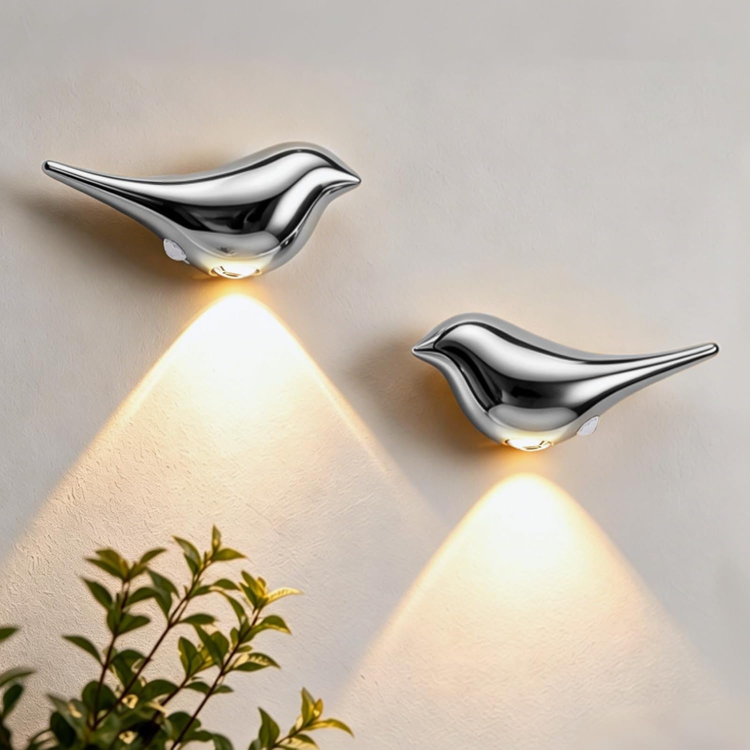 Motion Sensor Night Light: 1200mAh Rechargeable Night Light Set of 2 Magnetic Stair Lights Indoor Wireless Small Night Light for Kids…