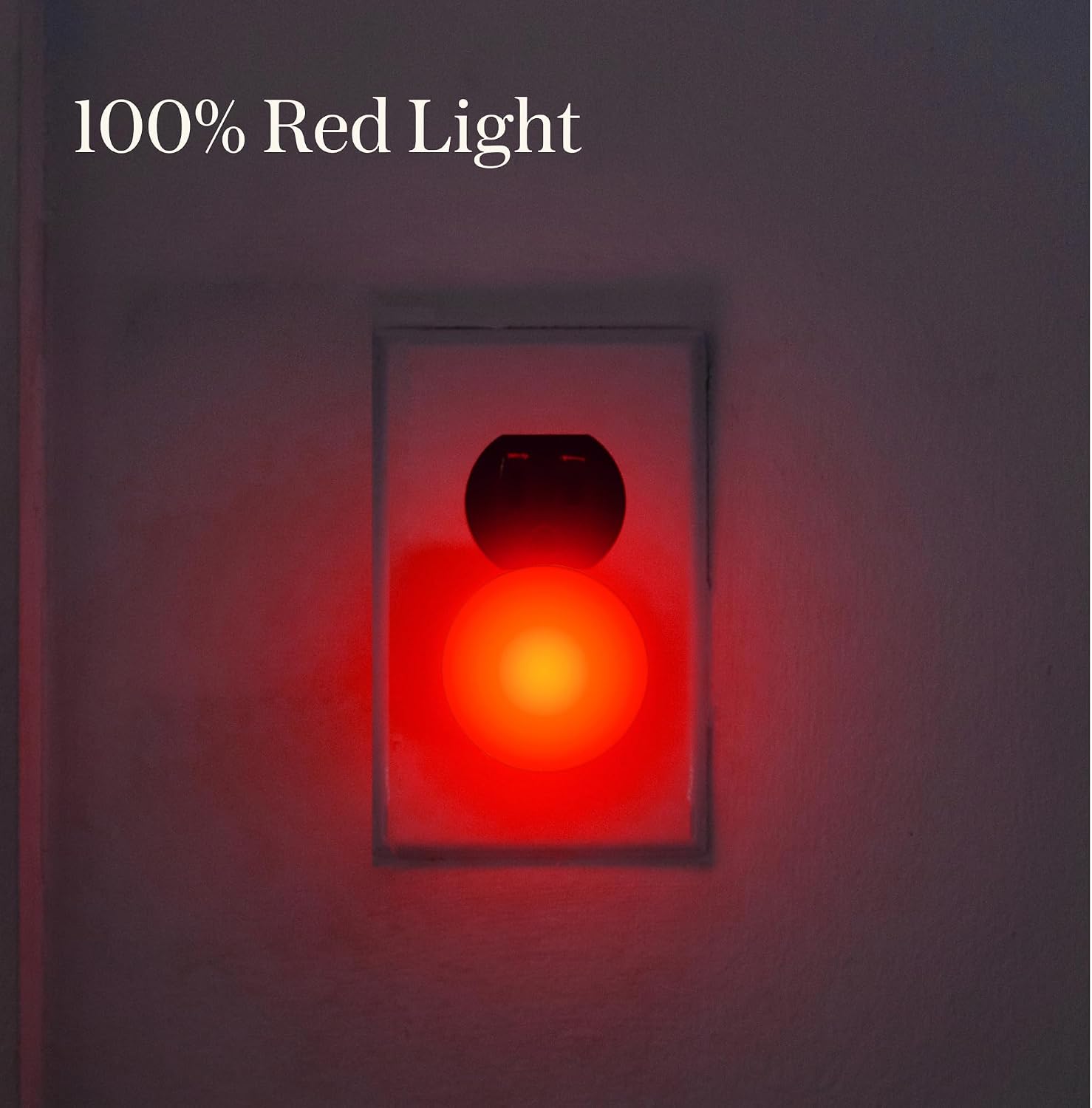 Loftie Night Lights Plug into Wall - 0.5W Plug in Night Light - Red Glow, Wall Light Sensing Dusk to Dawn - 2000K, UL Certified…