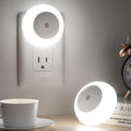fesnne Night Lights Plug into Wall, Night Light, Dusk to Dawn Sensor, White Led Night Light 0.5W, 2 Pack Nightlight for Adults, Bedroom…