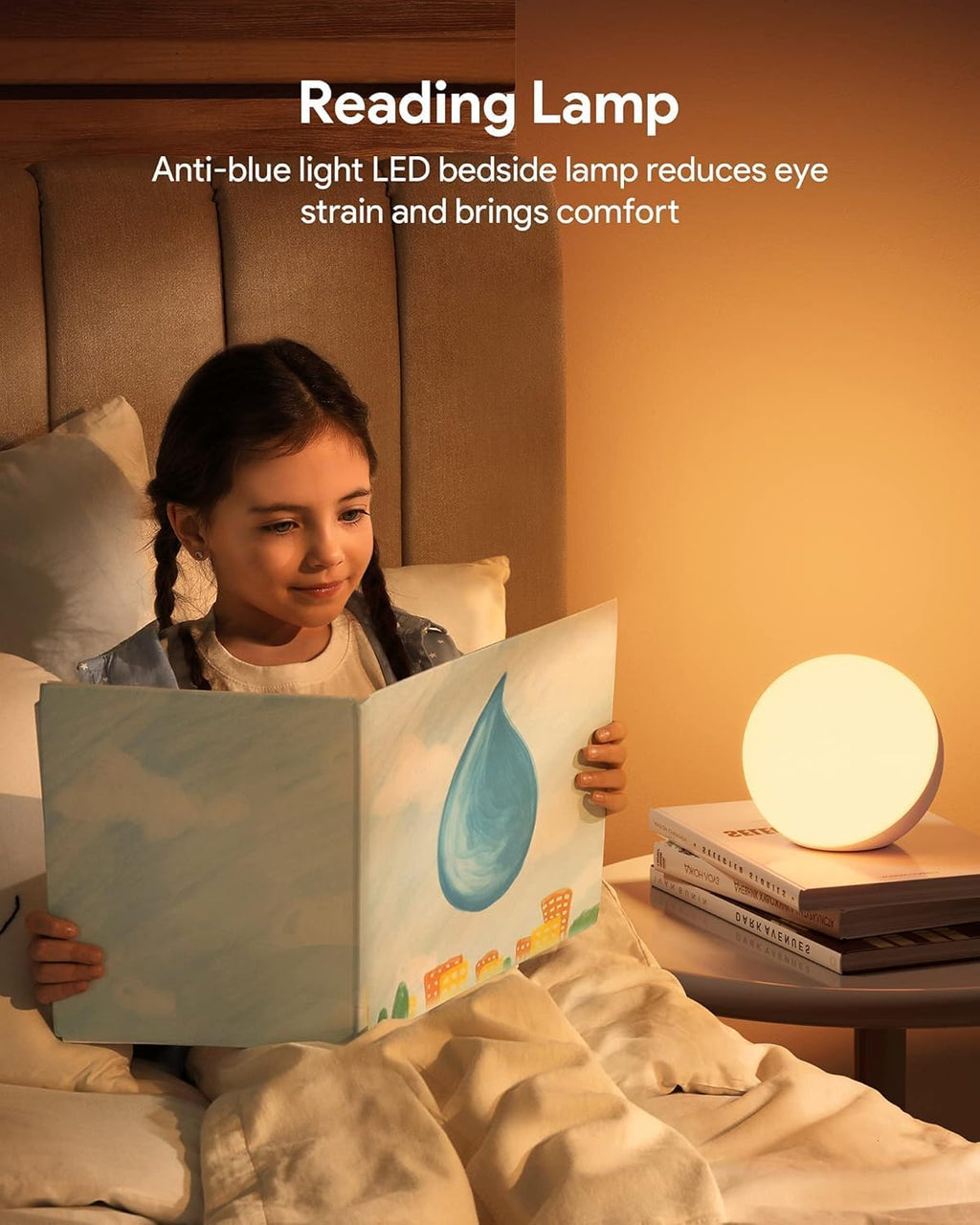 HifreeDirect Hifree Touch Lamp, Multicolor Night Light for Kids, Small LED Table Lamp for Bedroom, Dimmable Bedside Lamp with Warm & White…