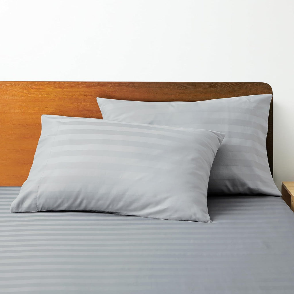 ShunjieHome 100% Egyptian Cotton Pillow Cases Set of 2, Queen Size 400 Thread Count Cooling Pillowcases, Soft and Breathable Pillow Covers…