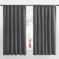 NICETOWN Blackout Curtain Panels for Window - Thermal Insulated Rod Pocket Blackout Drapes/Draperies for Dining Room (2 Panels, W70 x L63…
