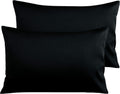 NTBAY Egyptian Cotton Queen Pillowcases - Set of 2, 500 Thread Count Cotton Pillowcases - Soft and Breathable Envelope Closure Pillow…