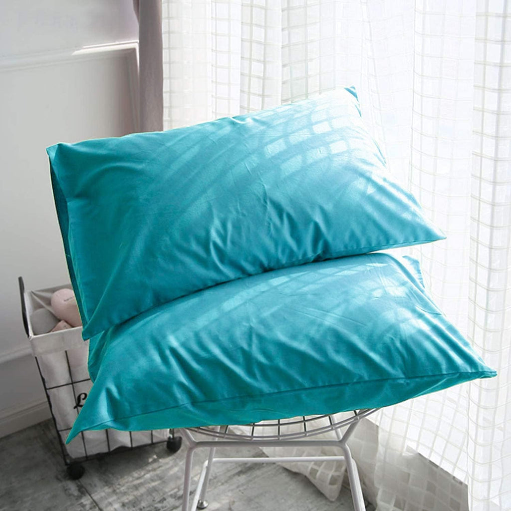 FLXXIE King Pillow Cases Set of 2, Soft Microfiber Pillow Covers with Envelope Closure, Wrinkle, Fade and Stain Resistant Pillowcases…