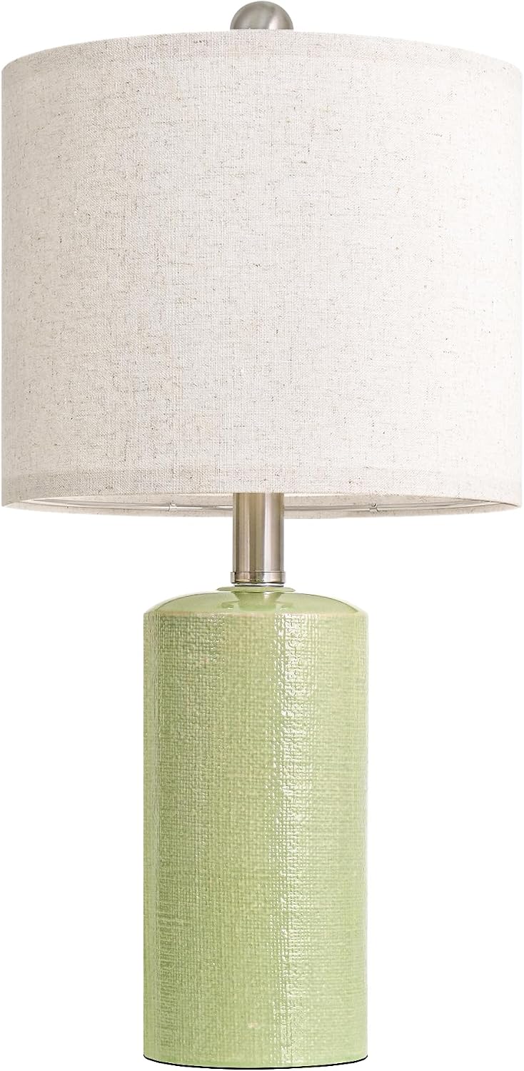 G-SAFAVA 20.5" Small Table Lamps for Living Room Lamp Single Ceramic Lamps for Bedroom Bedside Lamps Modern Boho Lamps for Night Stands…