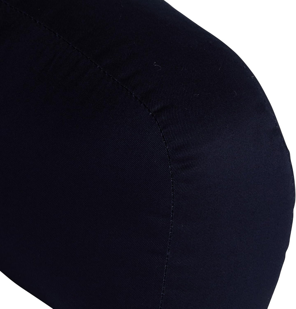 Greendale Home Fashions Cotton Duck Bed Rest Reading Pillow with Arms, Midnight