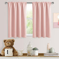 DWCN Blackout Curtains for Living Room Thermal Insulated, Energy Saving & Noise Reducing Bedroom Curtains, Blush Pink, W 52x L 36 Inch…