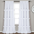 Homechoice Decor Thermal Insulated Blackout Window Curtains, 54" W x 84" L x 2 Panels, Boho Ruched Window Treatments with 3 Rows of…