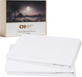 CaliforniaDesignDen California Design Den 100% Egyptian Cotton Pillow Cases Queen Size Set of 2, Sateen Weave, Soft & Breathable White Pill…