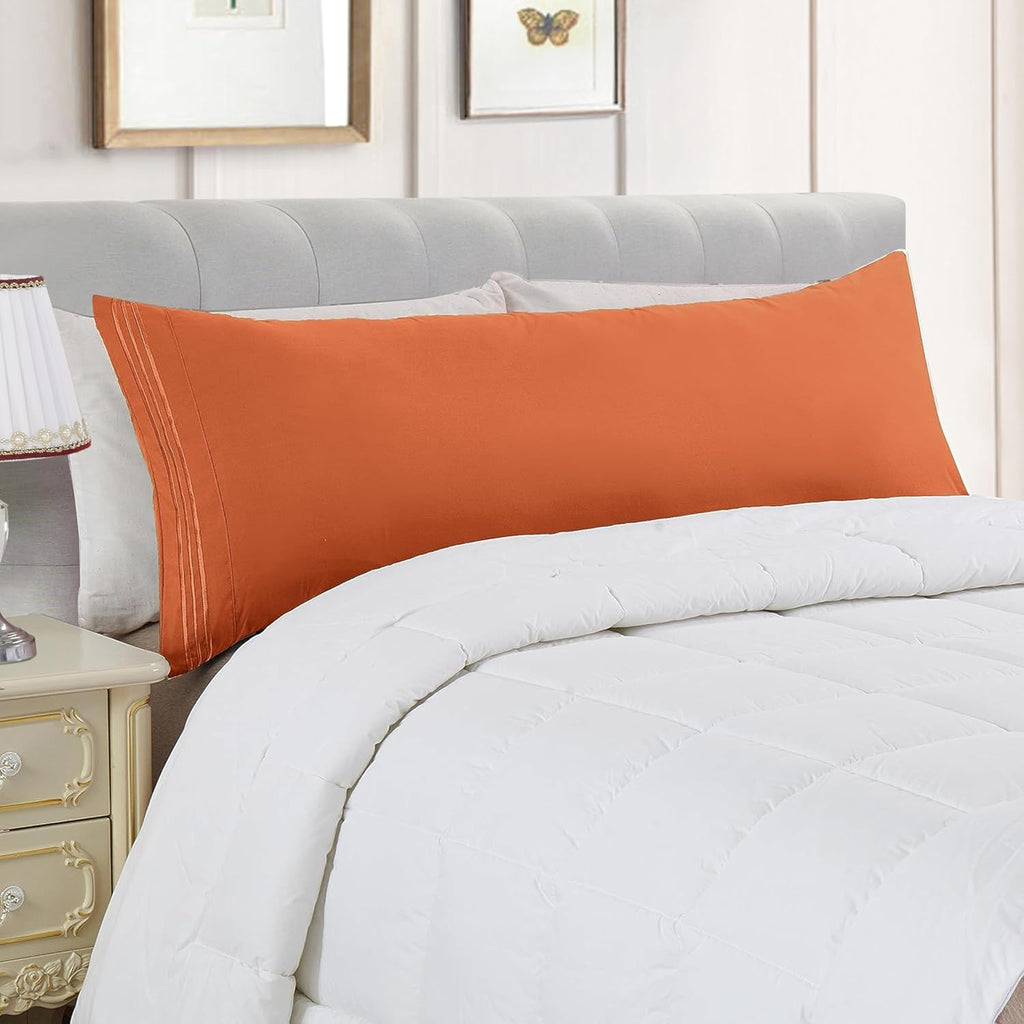 Elegantcomfort Elegant Comfort Luxury Ultra-Soft 1-Piece Pillowcase Set - 1500 Hotel Quality Microfiber Double Brushed - Wrinkle Resistant,…