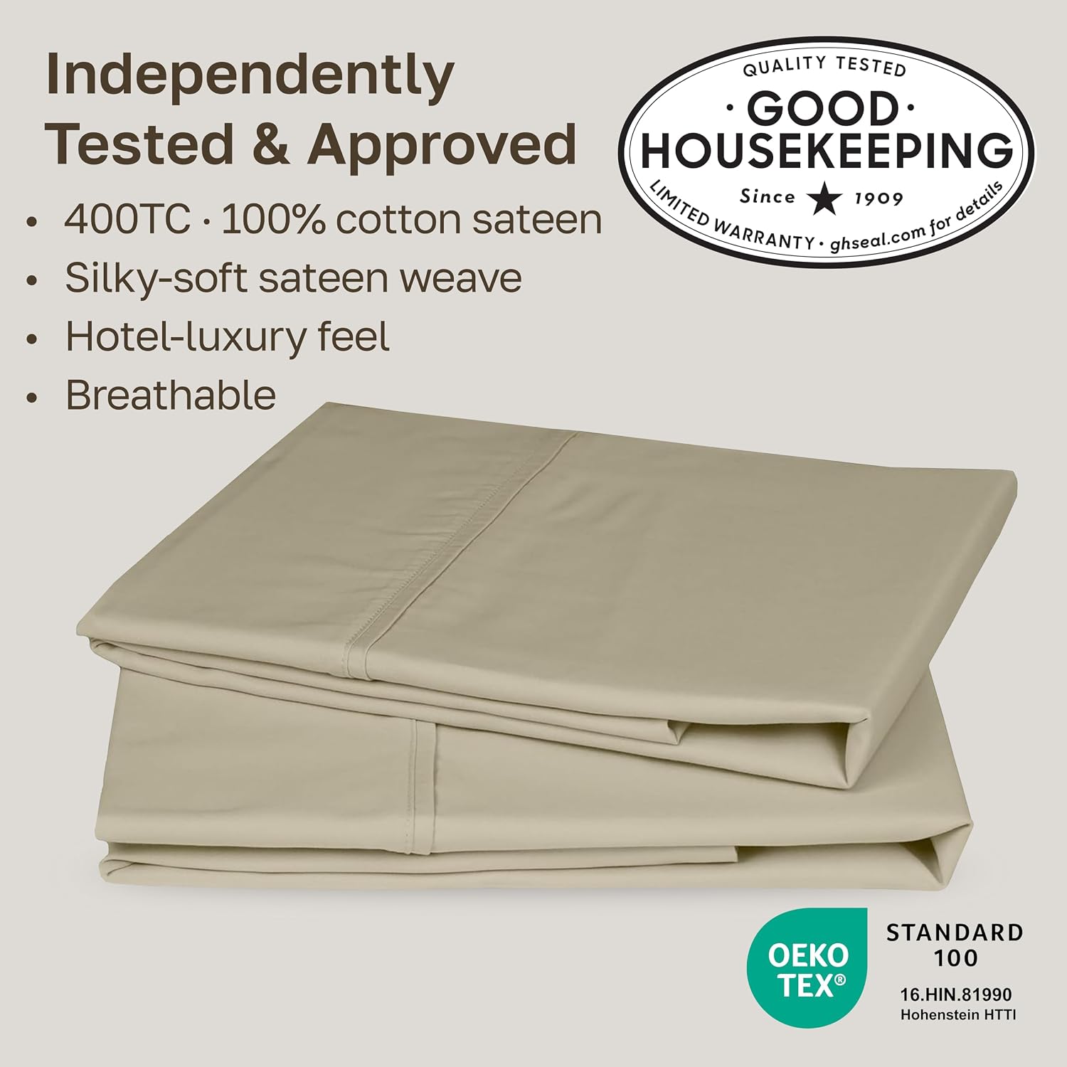 CaliforniaDesignDen California Design Den Cotton King Pillowcase Set - 400 Thread Count, 100% Cotton Pillowcases, Set of 2 Pillow Covers, S…