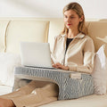 cooloo8 Reading Pillow for Bed, Petite Adults, Teens Arm Rest Pillow, Reading Lap Pillow, Memory Foam Lap Desk Pillow for Reading, Working,…
