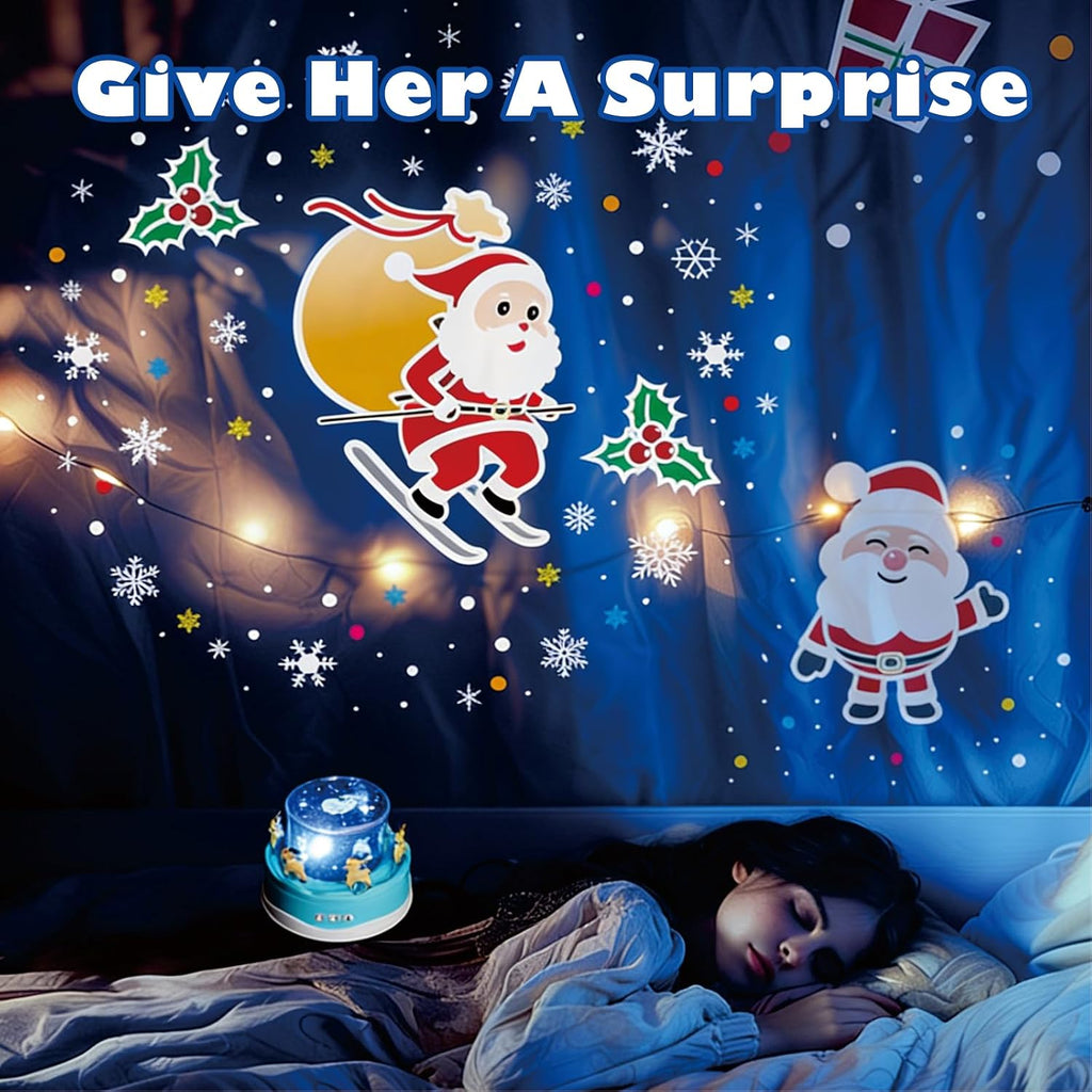 Plug-in Star Projector Night Light | 360° Rotating LED Color-Changing Star Light, Sleep Night Lamp for Bedroom & Living Room, Ideal…