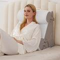 EnjoyaBetterLifeFromHere BIEEZZK 4PCS Wedge Pillow Set for After Surgery, Back Pillow for Bed Sitting up, 9&12inch Adjustable Memory Foam B…