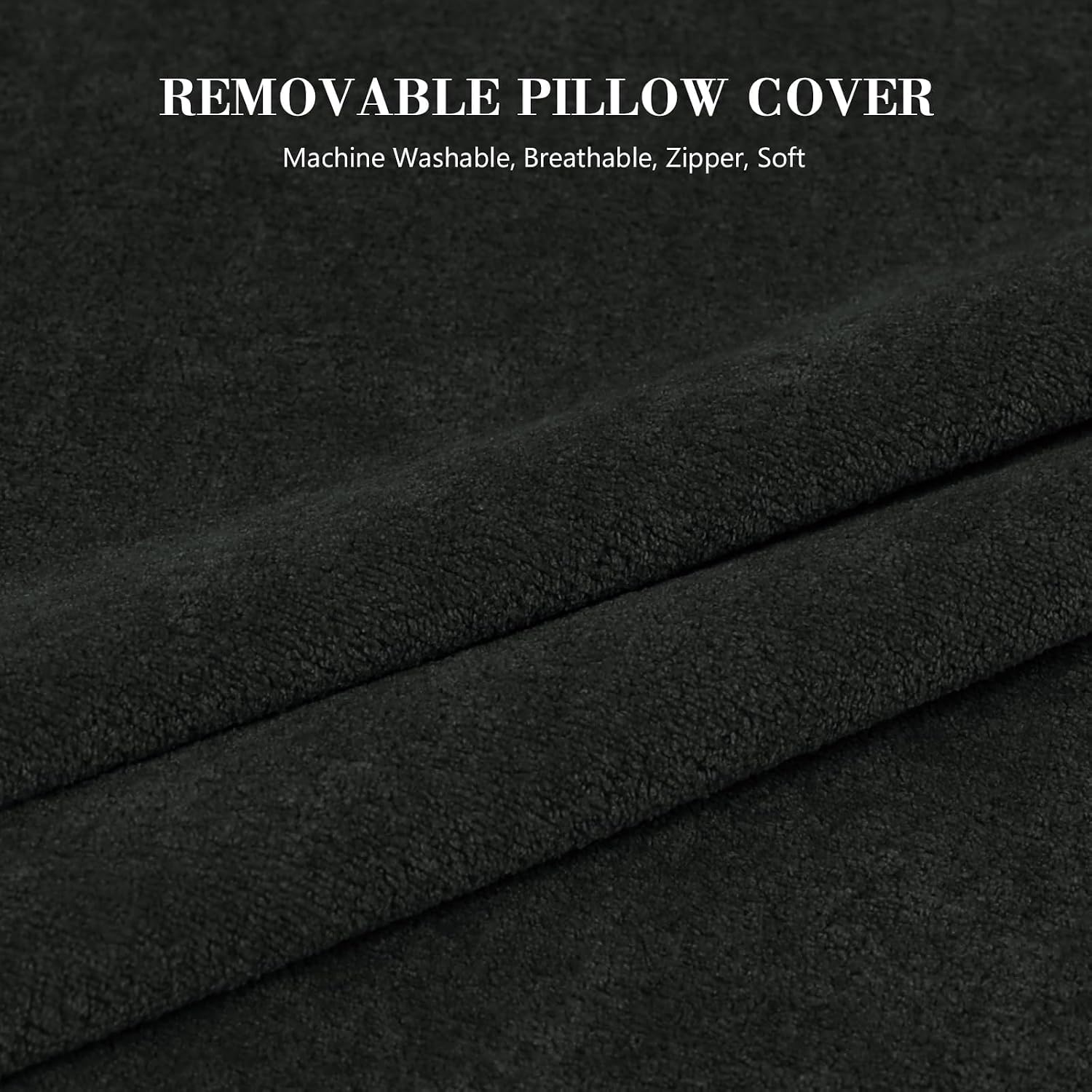 Tanyoo Back Pillow for Bed Sitting Up, Upright Pillows for Sleeping & Lumbar Relief, Dual-Layer Back Support Pillow with Adjustable Headres…
