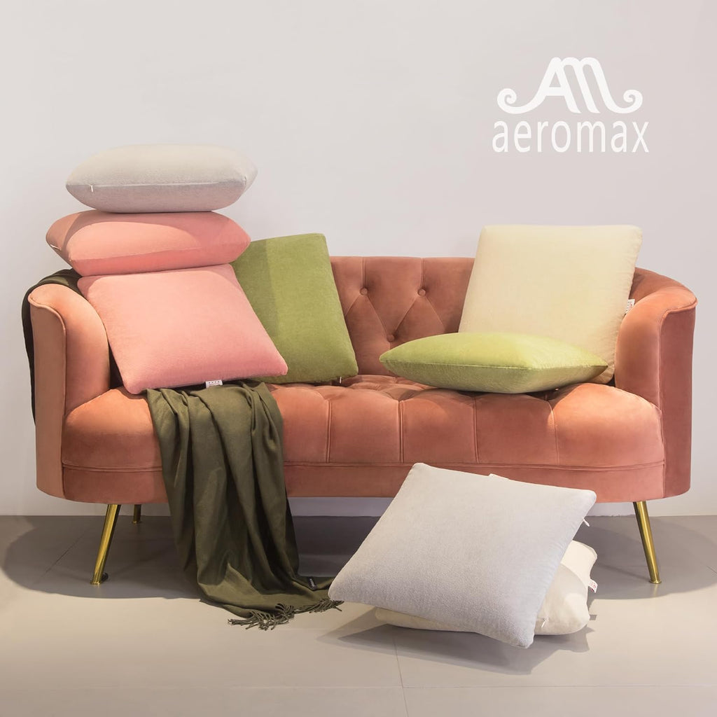 Amaeromax AM AEROMAX 12 × 20 Throw Pillow Memory Foam Pillow Insert - Rectangular Lumbar Support Pillow for Decorative Cushion Bed Couch So…
