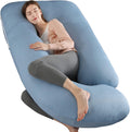 Elover Cooling Pregnancy Pillows for Sleeping, U Shaped Full Body Pillow with Removable Cover, Pregnant Women Must Haves, Maternity…