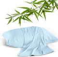 ShunjieHome 4 Pack Bamboo Viscose Pillow Protectors Toddler Size, 400 Thread Count Cooling Zippered Pillowcases for Hot Sleepers & Night Sw…