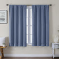 Gwine Denim Blue Blackout Curtains for Bedroom 54 Inches Long, Thermal Insulated Room Darkening Curtains for Living Room Each 40" Wx54 L…