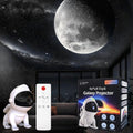 Upgraded Planetarium Projector with White Noise & Bluetooth Speaker, Astronaut Space Light Galaxy Projector for Bedroom, Ceiling Star…