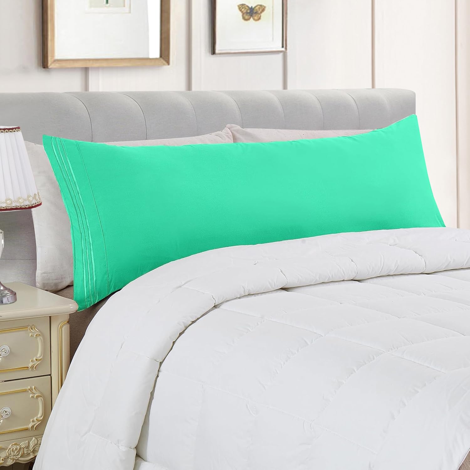 Elegantcomfort Elegant Comfort Luxury Ultra-Soft 1-Piece Pillowcase Set - 1500 Hotel Quality Microfiber Double Brushed - Wrinkle Resistant,…