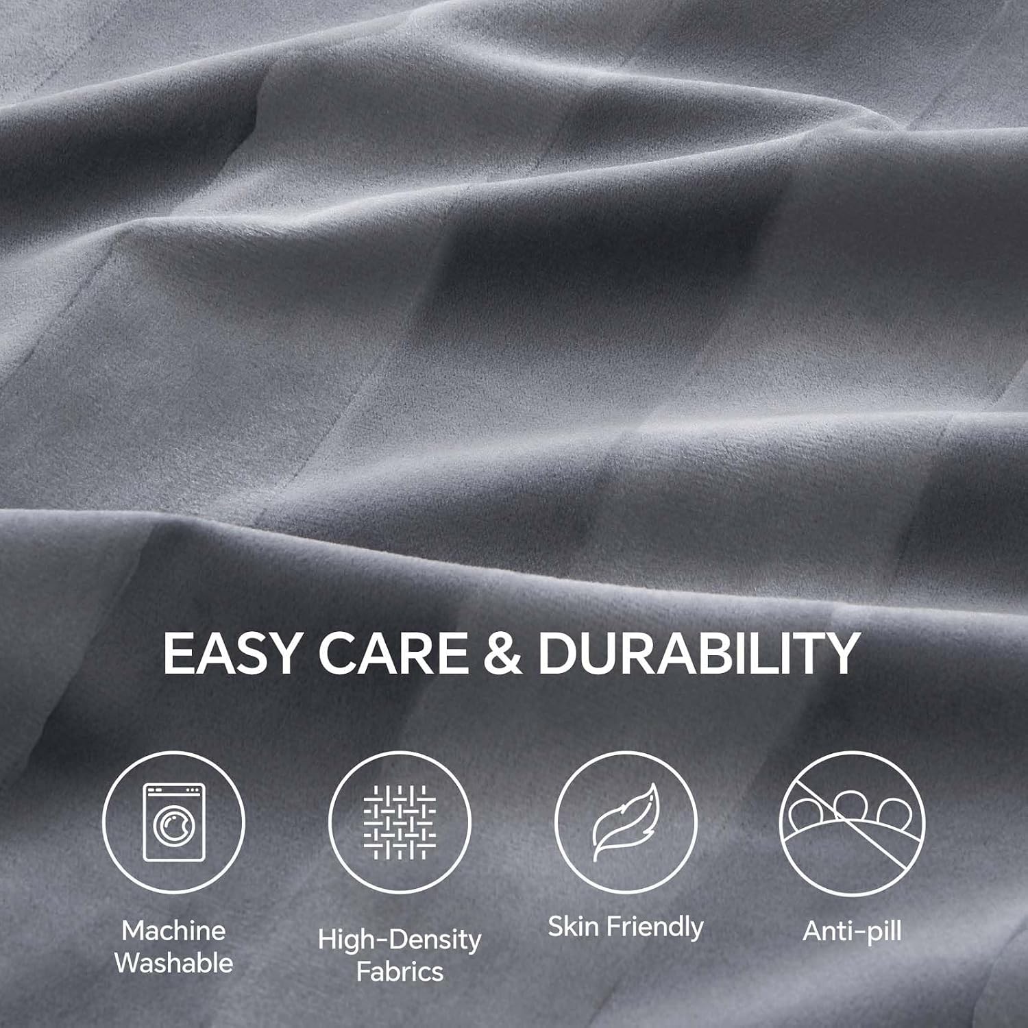 BEDELITE Velvet Body Pillow Cover with Zipper, Soft and Plush 20x54 Long Pillow Case, Velvety Smooth and Cozy Body Pillow Pillowcase for…