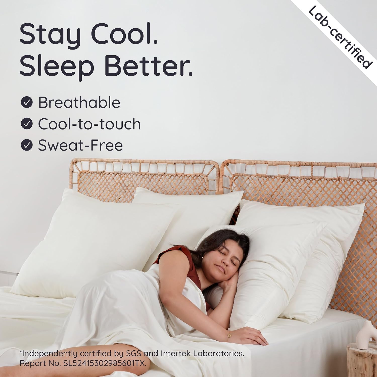 Bambaw 100% Viscose Derived from Bamboo Pillowcases King Size – Set of 2 King Size Cooling Pillow Cases for Ance with Envelope Closure, Bre…
