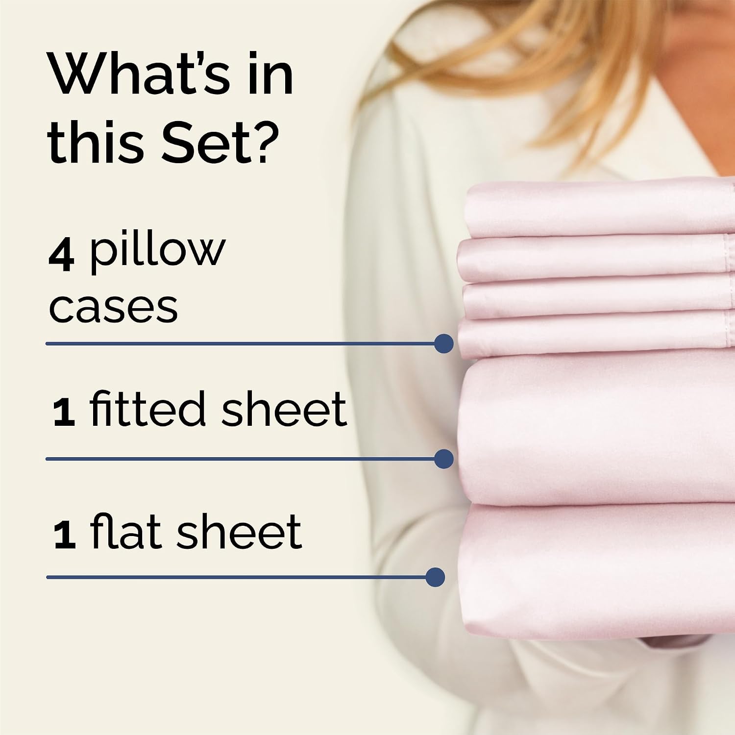Queen 6 Piece Sheet Set - Comfy, Breathable & Cooling - Soft Hotel Luxury Bedding for Women, Men, Kids, Teens and Children - 1 Flat & 1…